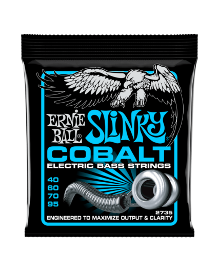 Cuerdas Ernie Ball Slinky Cobalt Bass Extra
