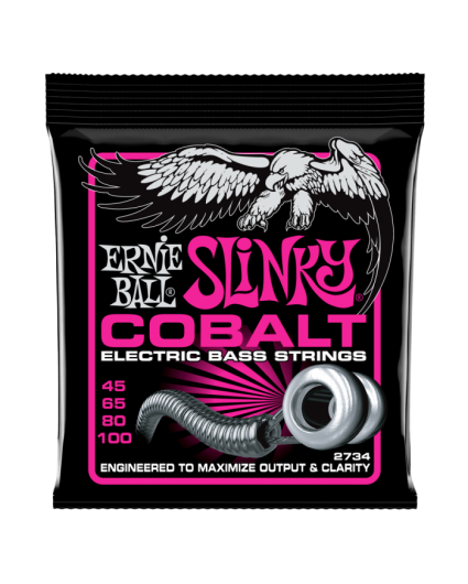 Cuerdas Ernie Ball Slinky Cobalt Bass Super