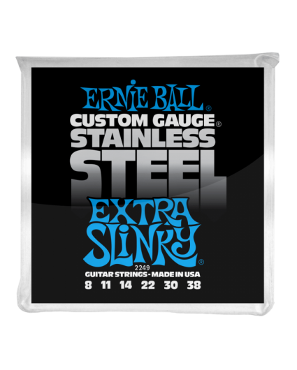 Cuerdas Ernie Ball Stainless Steel Extra Slinky
