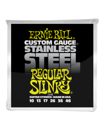 Cuerdas Ernie Ball Stainless Steel Regular Slinky