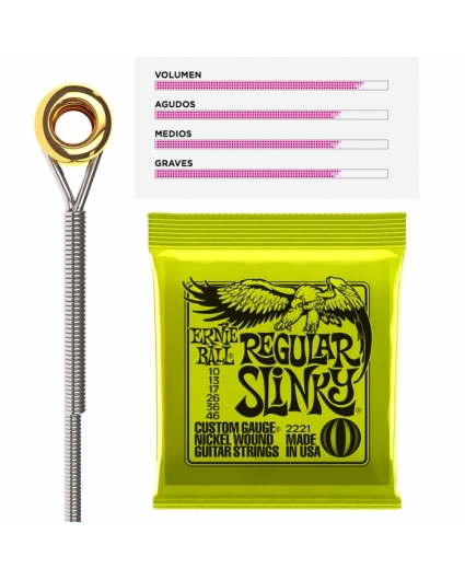 Set Cuerdas Ernie Ball Regular Slinky Nickel 10-46