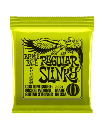 Set Cuerdas Ernie Ball Regular Slinky Nickel 10-46