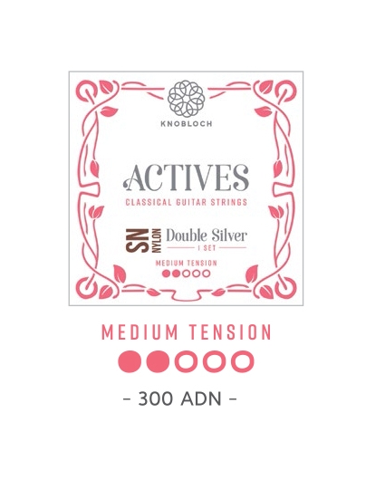Cuerdas Knobloch Actives Double Silver SN 300ADN Media