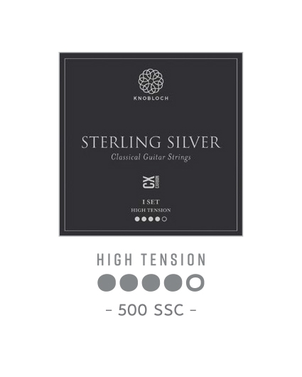 Cuerdas Knobloch Actives Sterling Silver Carbon CX 500SSC Alta
