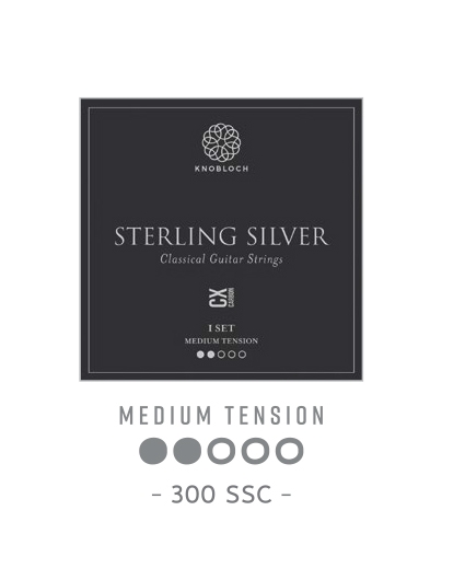 Cuerdas Knobloch Actives Sterling Silver Carbon CX 300SSC Media