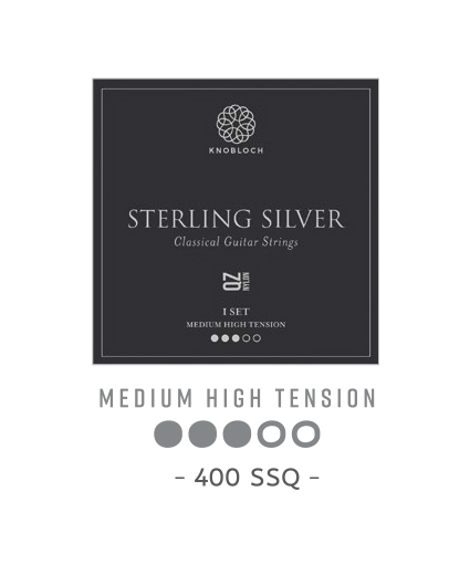 Cuerdas Knobloch Actives Sterling Silver Nylon QZ 400SSQ Medio Alta
