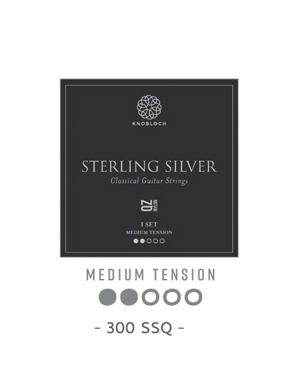 Cuerdas Knobloch Actives Sterling Silver Nylon QZ 300SSQ Media