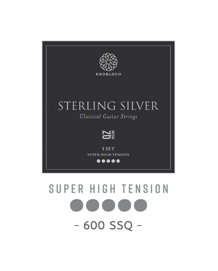 Cuerdas Knobloch Actives Sterling Silver Nylon QZ 600SSQ Super Alta