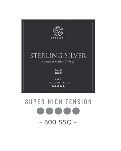 Cuerdas Knobloch Active Sterling Silver Carbon CX 600SSC Super Alta