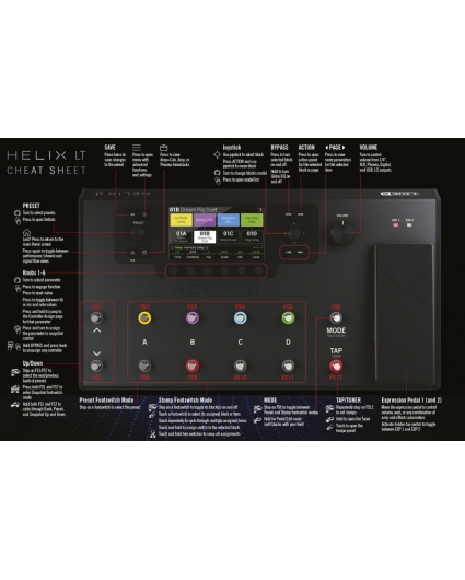 Pedalera Line6 Helix XL