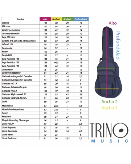 Funda Guitarra Clásica Ortola 44