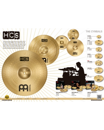 Set Platos Baterías Meinl HCS1418