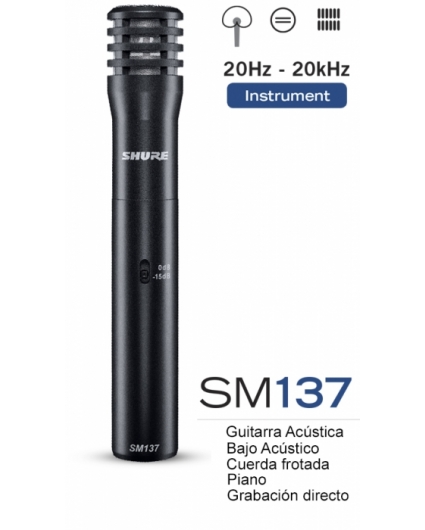 Microfono Shure SM137