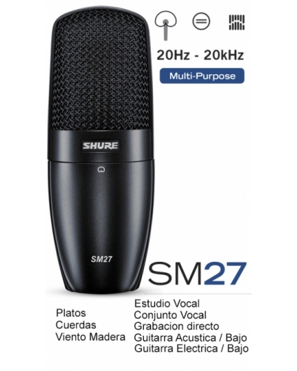 Microfono Shure SM27