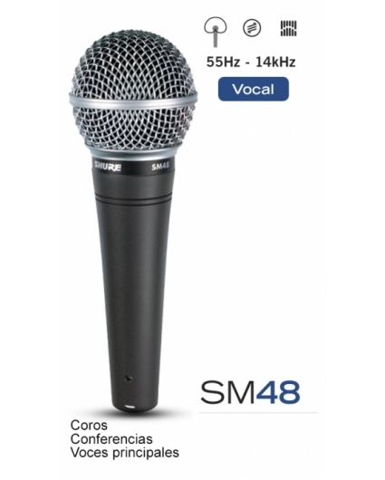 Microfono Shure SM48 LC