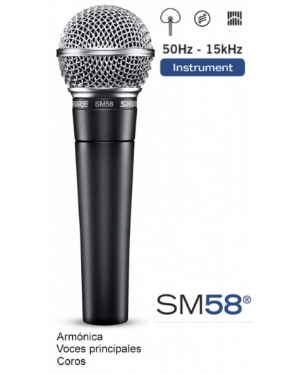 Microfono Shure SM58