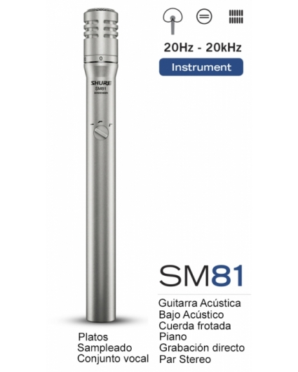 Microfono Shure SM81
