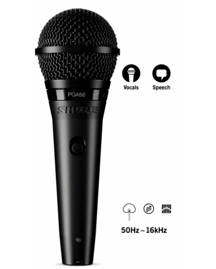 Microfono Shure PGA58 XLR