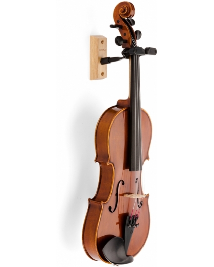 Soporte colgante violín pared soporte violín pared gancho madera maciza BasiV 8 
