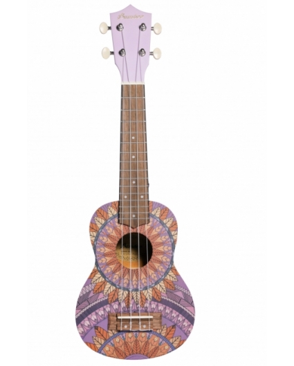 Ukelele Soprano Bamboo Purple Forest B1E-PF