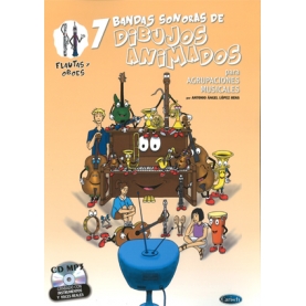 7 Bandas Sonoras de Dibujos Animados CD Oboes y Flautas