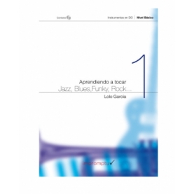 Aprendiendo a Tocar Jazz, Blues, Funky, Rock 1 CD Basico