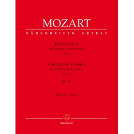 Concerto in D Major Nº 2 K 211/ Full Score Mozart
