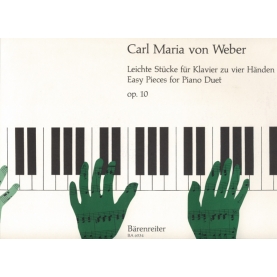 Easy Pieces for Piano Duet Op. 10 weber