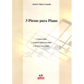 3 Piezas para Piano