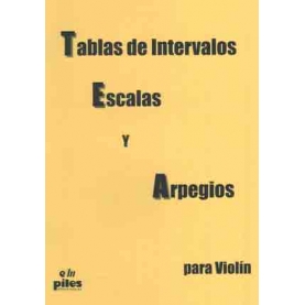 Tablas de Intervalos, Escalas y Arpegios