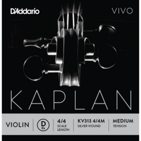 Cuerda Re Violin D'addario Kaplan Vivo KV313