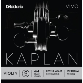 Cuerda Sol Violin D'addario Kaplan Vivo KV314