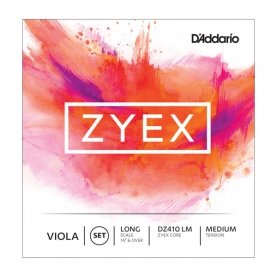 Juego Cuerdas Viola D'addario Zyex DZ410