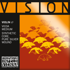Cuerda Re Violin Thomastik Vision VI03A Plata