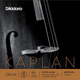 Cuerda Cello D'addario Kaplan KS513 SOL 4/4M
