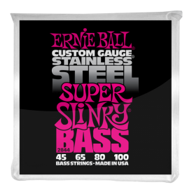 Cuerdas Ernie Ball Stainless Steel Super Slinky Bass