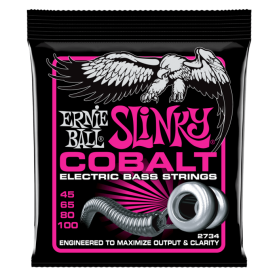 Cuerdas Ernie Ball Slinky Cobalt Bass Super
