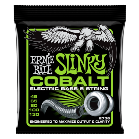 Cuerdas Ernie Ball Slinky Cobalt Bass Extra 5