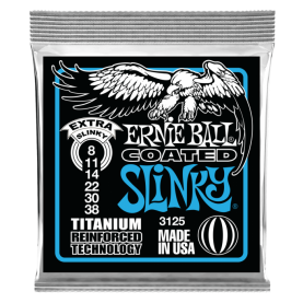 Cuerdas Ernie Ball Slinky Coated Titanium Extra