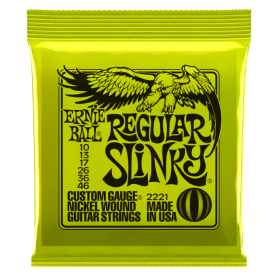 Set Cuerdas Ernie Ball Regular Slinky Nickel 10-46