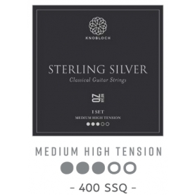Cuerdas Knobloch Actives Sterling Silver Nylon QZ 400SSQ Medio Alta