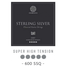 Cuerdas Knobloch Actives Sterling Silver Nylon QZ 600SSQ Super Alta