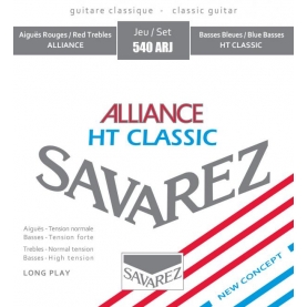 Cuerdas Savarez 540ARJ Alliance HT Classic Roja/Azul