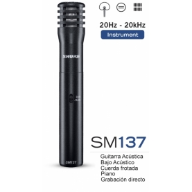 Microfono Shure SM137