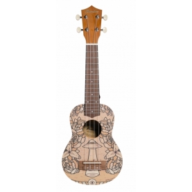 Ukelele Soprano Bamboo B1E-TE Terra