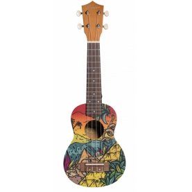 Ukelele Soprano Bamboo Hot Caribe B1E-HC