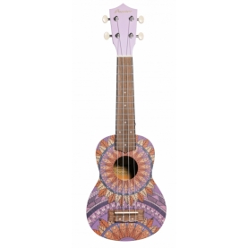 Ukelele Soprano Bamboo Purple Forest B1E-PF