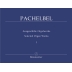 Selected Organ Works 1 Pachalbel